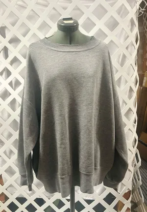 USA Olympic Gray Crewneck Sweatshirt XXL Oversized Fleece Pullover Unisex thumbnail 1