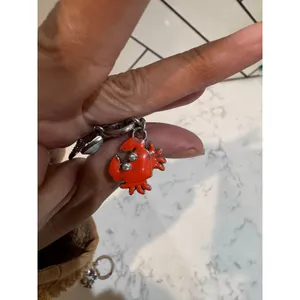 Coach nautical Beachy key chain bag charm cluster crab conch bling starfish Y2K thumbnail 3