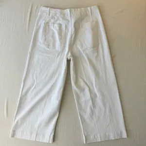Maeve Anthropologie The Colette Wide Leg Crop Pants Women 16W White thumbnail 10