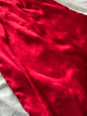 Victoria’s Secret Vintage Gold Label red Satin Pajama Pants thumbnail 8