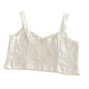 A New Day Linen cropped top size M thumbnail 2