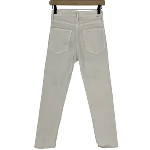 MOTHER The Tomcat Ankle Jeans Cream Puffs Ivory Straight Leg Size 26 thumbnail 12