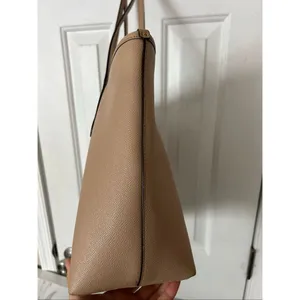Coach tan toteNude Toned CITY Zip Crossgrain Leather Tote Purse Bag work purse thumbnail 6