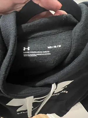 Under Armour Black Hoodie and Sweatpants with White Logo thumbnail 7