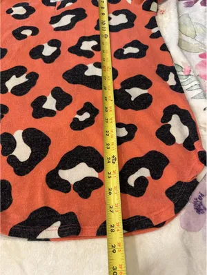 Hemish USA. Wrap V-neck and leopard print. Size L. thumbnail 5