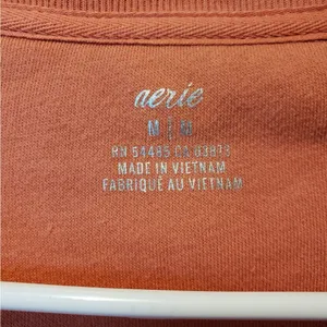Aerie Terracotta Long Sleeve Top Md thumbnail 2
