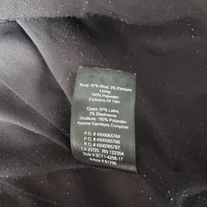 Aritzia Babaton Wool Blazer Black Single Button Tailored Longline Size 4 thumbnail 3