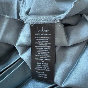 Lulus Gorgeous Purpose Slate Satin Pleated Sleeveless Bow Maxi Dress Size Medium thumbnail 11