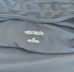 Wild Fable Navy open back crop top thumbnail 2