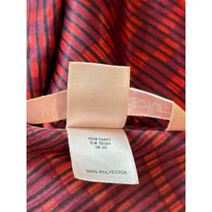Victoria's Secret VTG Red Black Satin Feel Sleeveless Elastic Waist Pant Set S 90s thumbnail 7