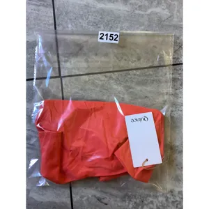 Quince Women Coral Orange High Waisted Bikini Bottom Swim XS ATG001 NWT thumbnail 5