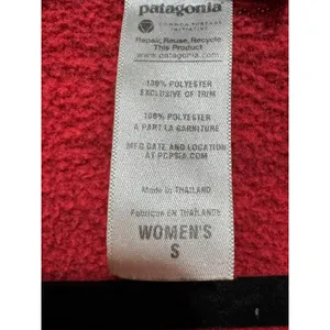 Patagonia Better Sweater 1/4 Zip Fleece Pullover Red Small‎ thumbnail 4