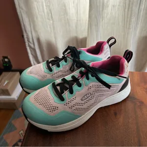 KEEN Utility Sparta II Alloy Toe Work‎ Shoes Sneakers Teal Blue Pink Women's 7 thumbnail 3