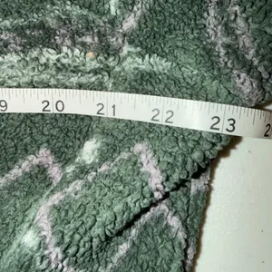 The North Face Campshire Womens XL Green White Fleece 1/4 Zip Hooded Pullover thumbnail 7