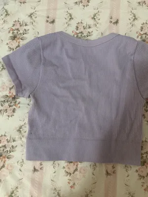Purple Garage crop top thumbnail 3
