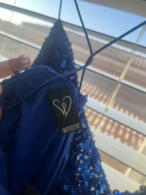 Windsor Blue sparkly  dress thumbnail 3