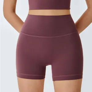 Berlook Activewear Purple Cut Out Shorts 3" thumbnail 3