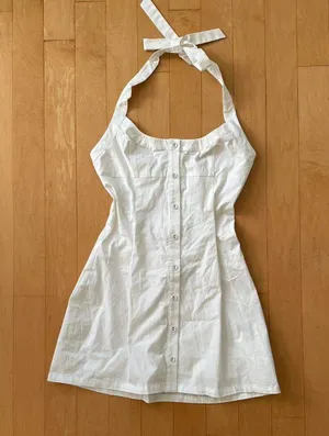 Princess Polly Mallorie white halter dress thumbnail 2