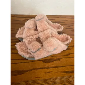 Papillo bi Birkenstocks Sherpa sandal pink size European 38 thumbnail 3