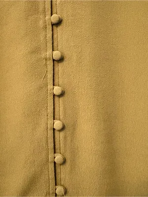 Madewell heather button down sleeveless sheath dress in spiced olive XS NWOT thumbnail 8