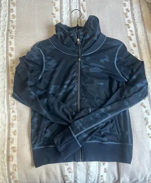 Lululemon Navy Camo Jacket thumbnail 1