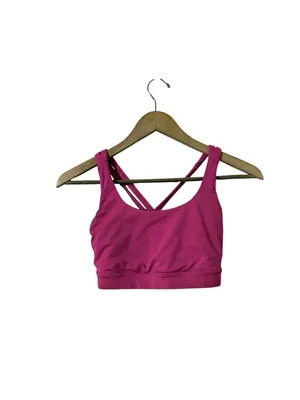 LULULEMON Energy Paris Pink Criss Cross Sports Bra thumbnail 4