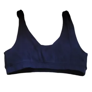 OFFLINE by Aerie Recharge Terry Bralette Womens Size M Navy Blue‎ Lounge Cotton thumbnail 2