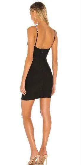 Superdown Pollie Mini Dress in Black thumbnail 2