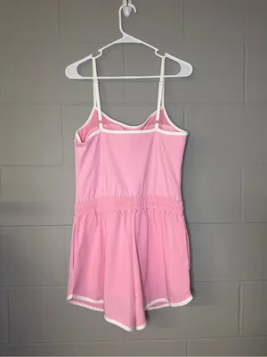 AS Revival Pink Athletic Romper Women’s Size XL One Piece Pickleball Tennis Golf thumbnail 3