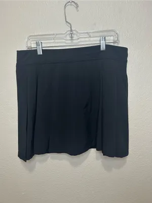Beyond Yoga Black Pleated Skort Tennis Pickleball Golf Activewear Large thumbnail 7