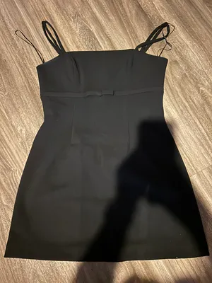 French Connection French Combed Mini Black Dress thumbnail 1