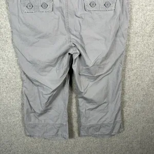 The North Face Capri Pants Womens Size 10 Gray Cargo Hiking Cotton Pockets‎ thumbnail 14