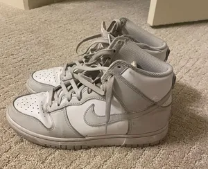 Nike Dunk High Retro White Vast Grey thumbnail 1