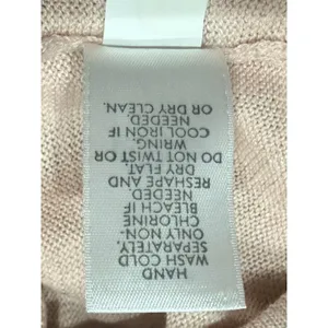 J. Jill Top Knit Soft Pink Linen Blend Top V Neck Casual Travel Coastal Women L thumbnail 7