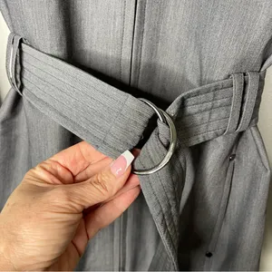 Metro by Kristen Blake Gray Trench Coat S thumbnail 6