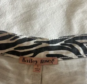 Bailey Rose Zebra Pants Black thumbnail 4