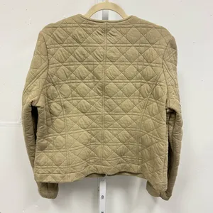 Bagatelle Women's Quilted Zip Up Spring‎ Jacket Windbreaker Olive Green Large thumbnail 2