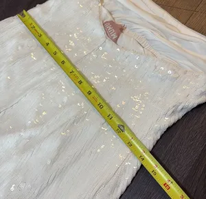 Show Me Your Mumu Samba Halter Sequin Mini Dress White thumbnail 5