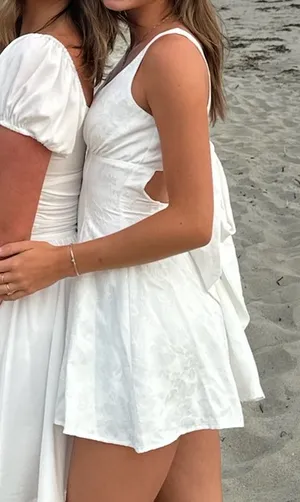 Lucy in the Sky Mini Dress White thumbnail 4