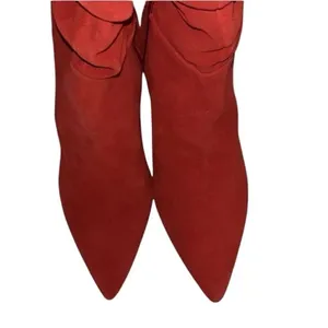 Gianni Bini Red Slouchy Leather Suede
Knee High Boots(Size 8.5M) thumbnail 5