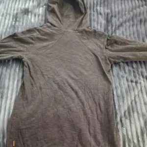 Lucy 1/2 Zip Gray Hoodie S thumbnail 5