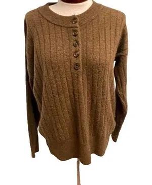Madewell XXS Bowden Hebley Sweater Merino wool Blend Runs big thumbnail 1
