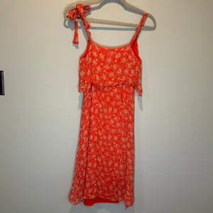 Sézane Red Ditsy Floral Sleeveless Dress - size 34 (US XS) thumbnail 6