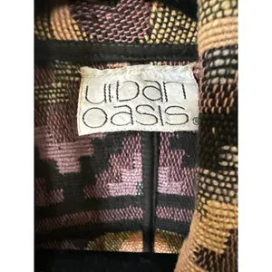 Vintage Urban Oasis Westernwear Cropped Blanket Jacket Size Small thumbnail 5