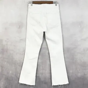 Zara Flare Jeans Womens 6 Stretch‎ Minimalist Indie Festival Clean Girl Urban thumbnail 4