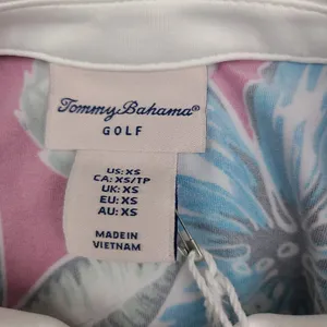 Tommy Bahama Women's Size XS Golf Tennis Pickleball Sleeveless Pink Floral Shirt thumbnail 6