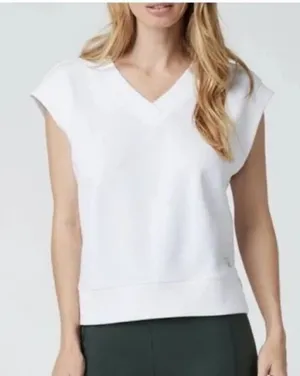 Vuori XS Sedona Vest Sleeveless Tank Top T-shirt Knit Layering White womens thumbnail 1