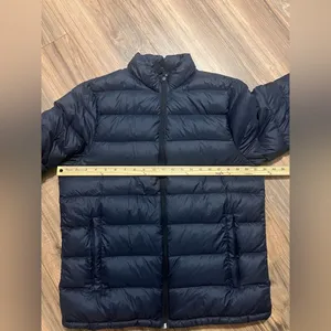 Abercrombie & Fitch Packable Down Puffer Jacket Unisex M Navy Water-Resistant thumbnail 11