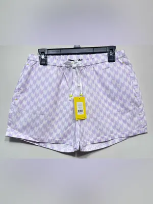 Kerri Rosenthal Mina Printed Cotton Shirt shorts set Lavender nwt size small thumbnail 10
