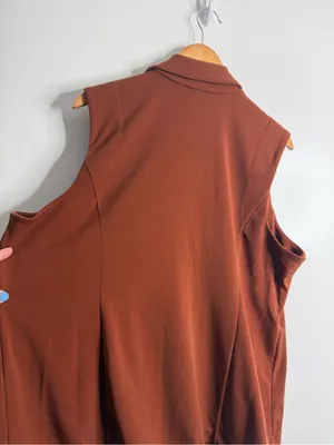 GRAVER Susan Graver Fusion‎ Regular Double Breasted Sleeveless Blazer XL thumbnail 10
